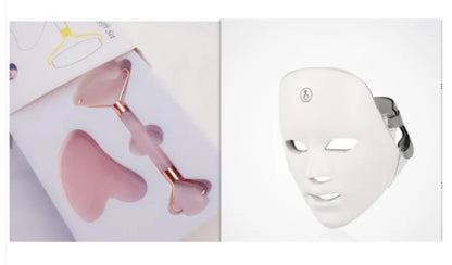Wireless 7-Color LED Face Mask for Skin Rejuvenation — Photon Light Therapy for Acne, Wrinkles and Radiant Skin