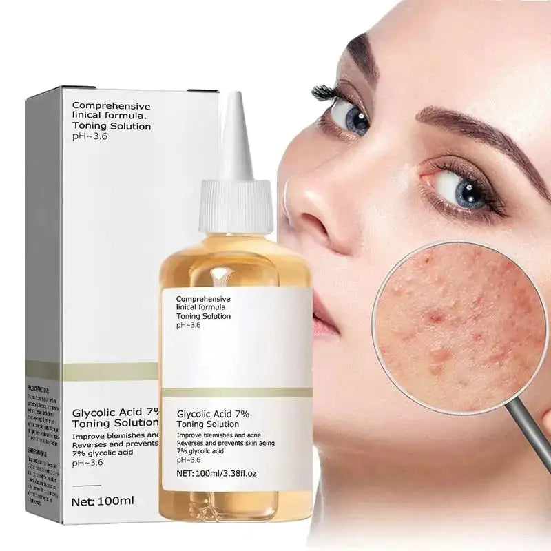 Glycolic Acid 7% Face Toner for Smooth Skin — AHA Exfoliating Toner for Brighter, Even Complexion