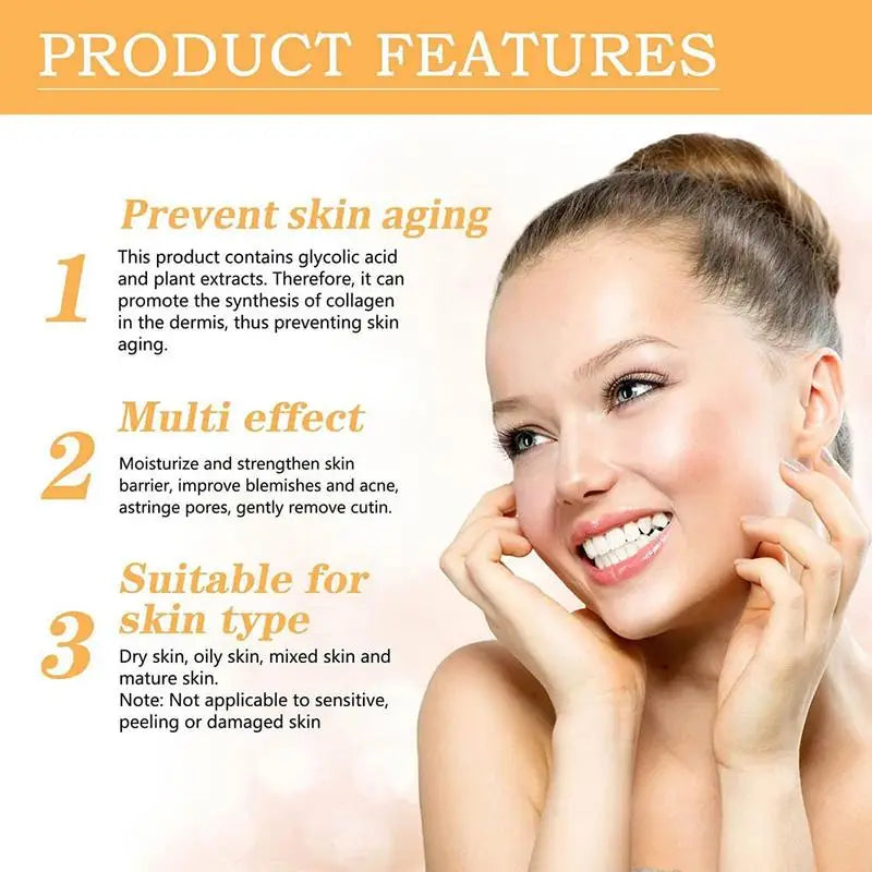 Glycolic Acid 7% Face Toner for Smooth Skin — AHA Exfoliating Toner for Brighter, Even Complexion