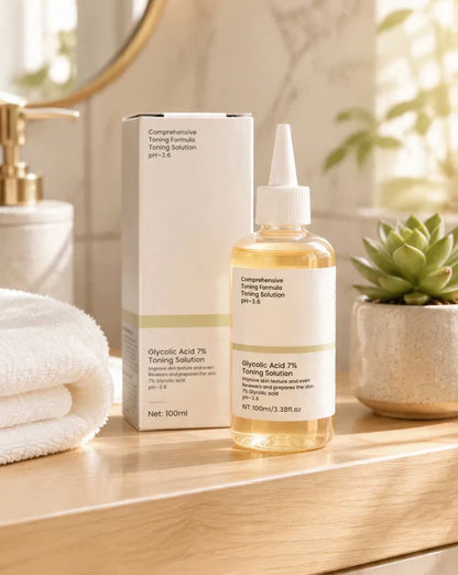 Glycolic Acid 7% Face Toner for Smooth Skin — AHA Exfoliating Toner for Brighter, Even Complexion