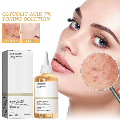 Glycolic Acid 7% Face Toner for Smooth Skin — AHA Exfoliating Toner for Brighter, Even Complexion